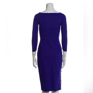 Chiara Boni Royal Blue Long Sleeve Dress
